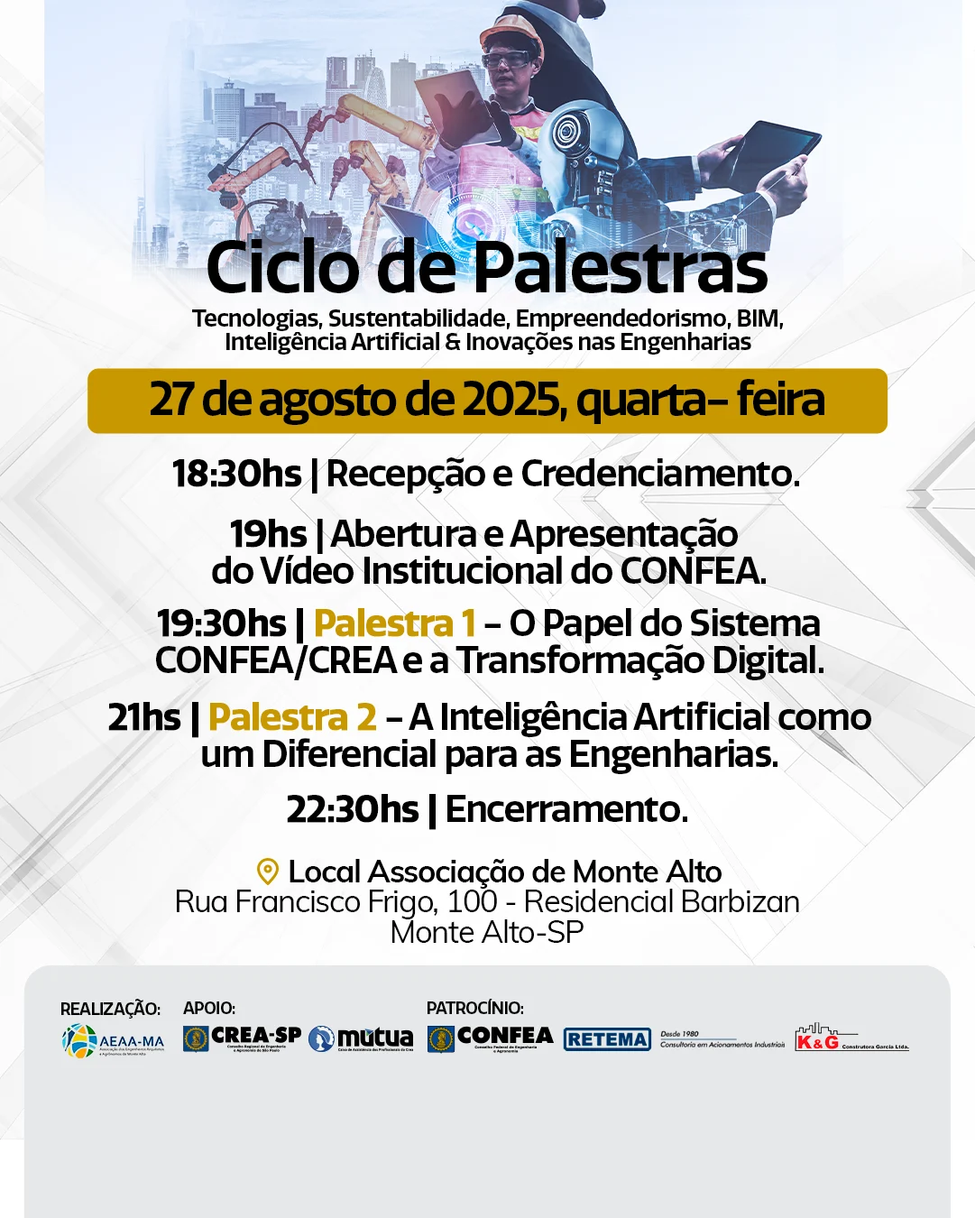 Ciclo de Palestras