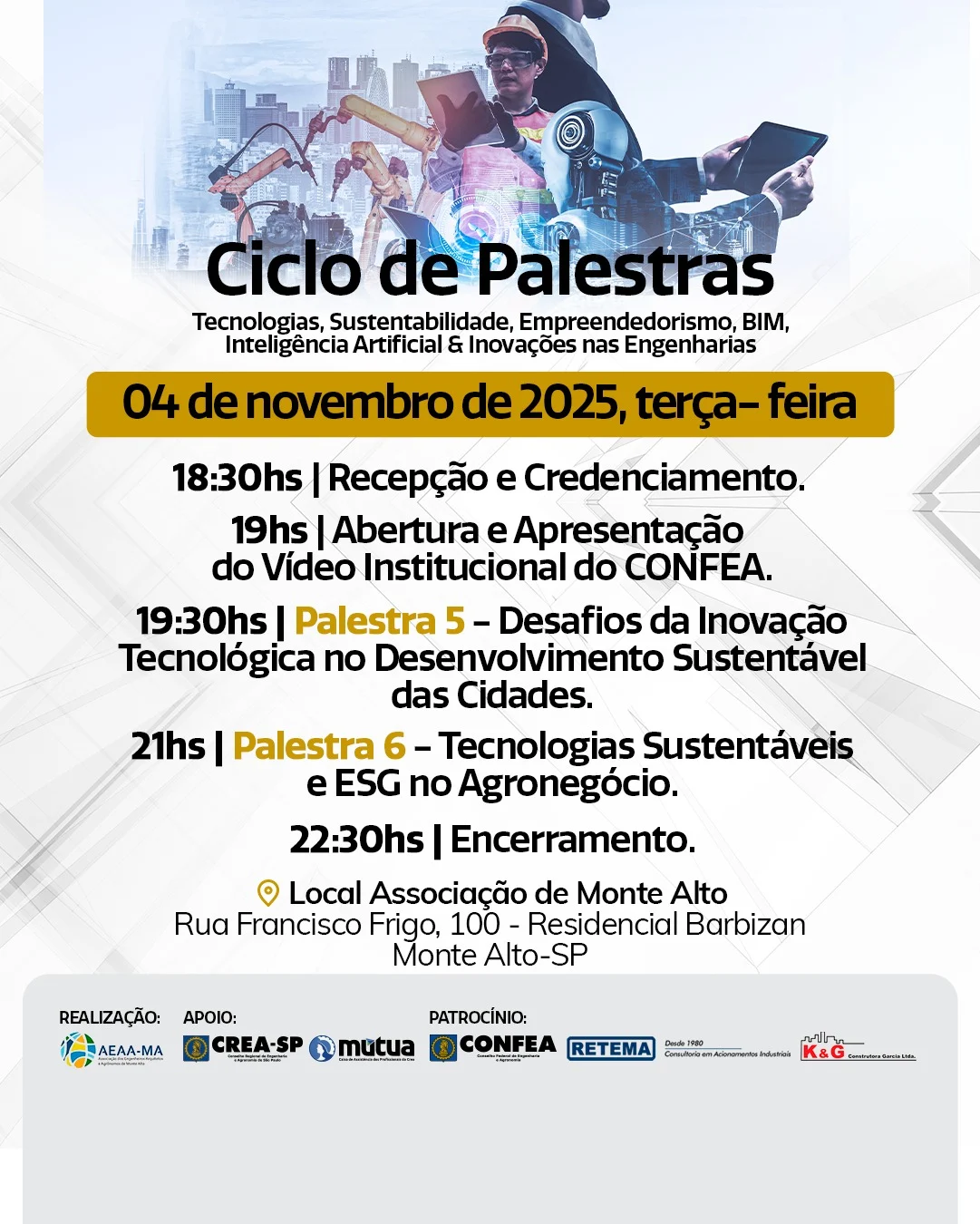 Ciclo de Palestras 04.11.2025